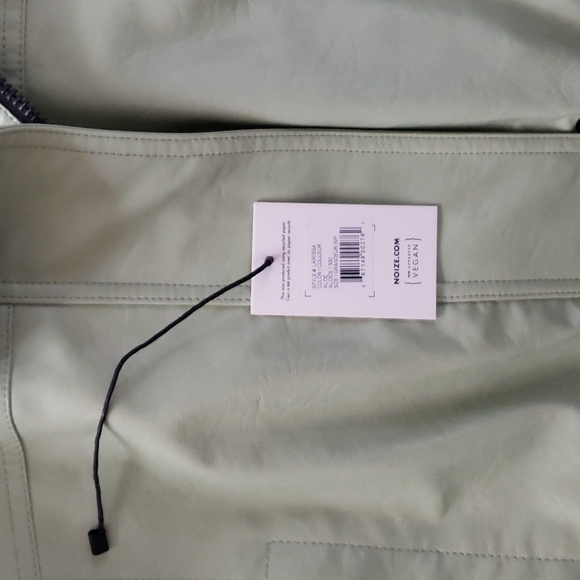 COPY - VEGAN LEATHER NOIZE JACKET GREEN - Picture 4 of 8